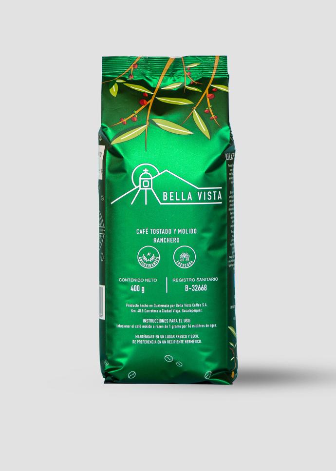 Cafe Tostado y Molido Ranchero Verde (16oz)