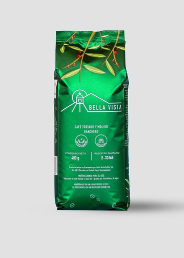 [F] Cafe Tostado y Molido Ranchero Verde (16oz)